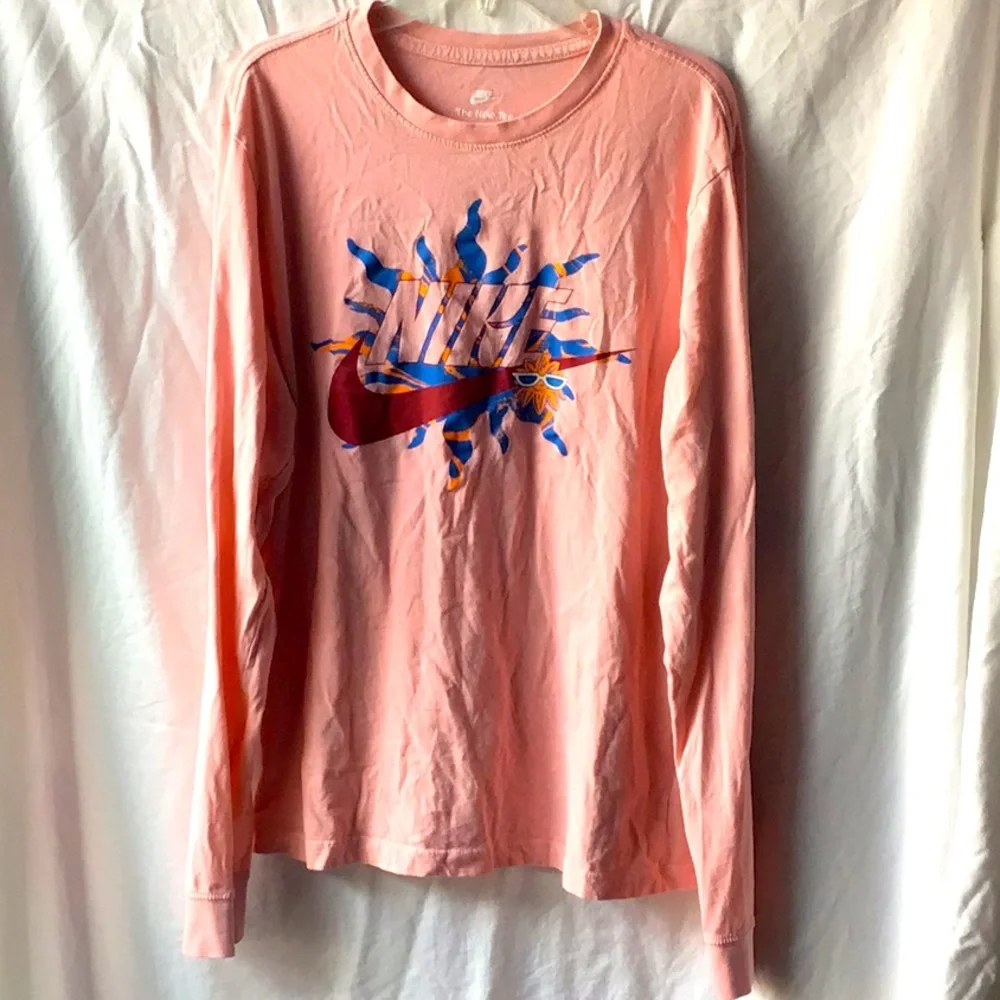 Nike Peach/Pink long sleeve Top - Picture 1 of 11
